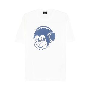 Ps Paul Smith Men Monkey Headphone Cotton T-Shirt